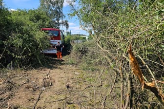 Reisebus auf A72 verunglückt - sieben Verletzte