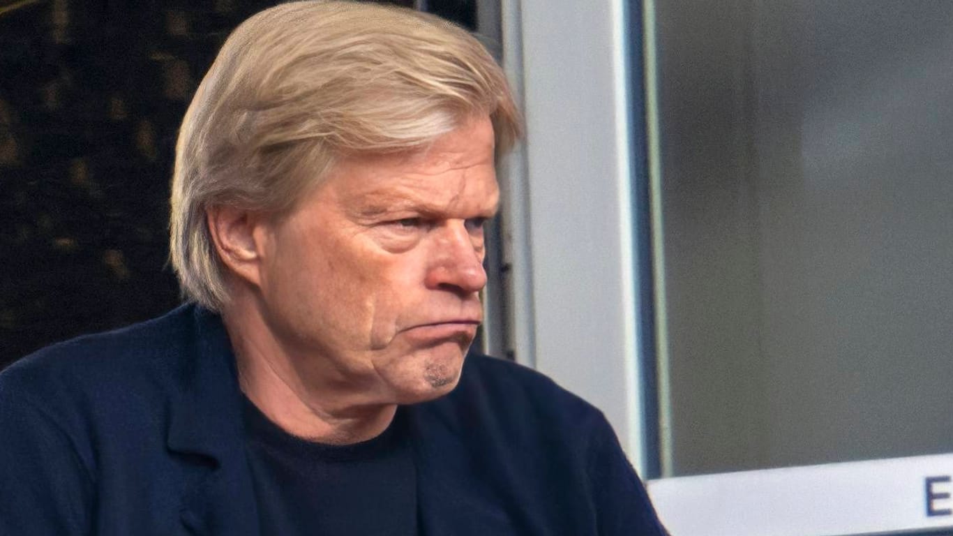 Oliver Kahn: Auf dem Platz hatte er weniger mit den Tränen zu kämpfen.