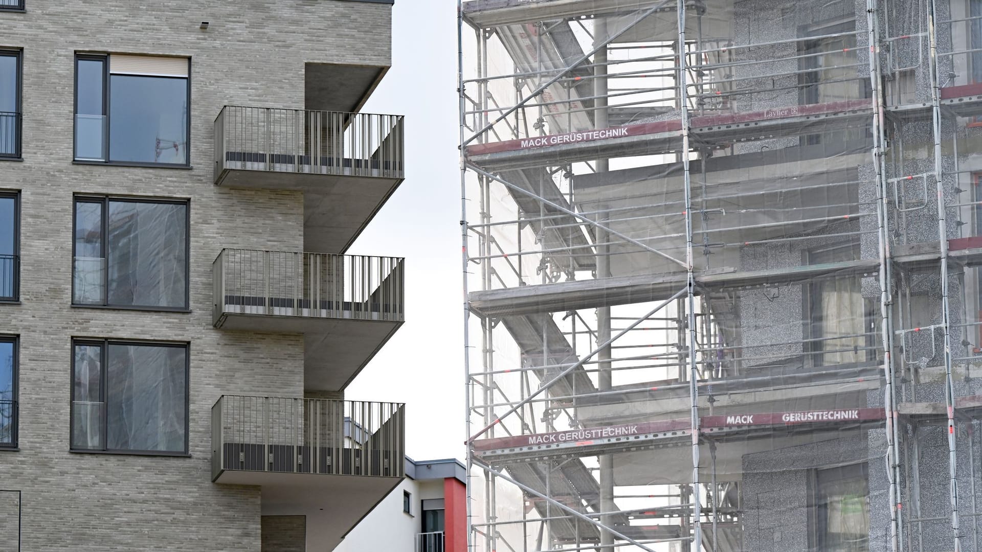 Baustelle Wohnungsbau Baustelle Wohnungsbau