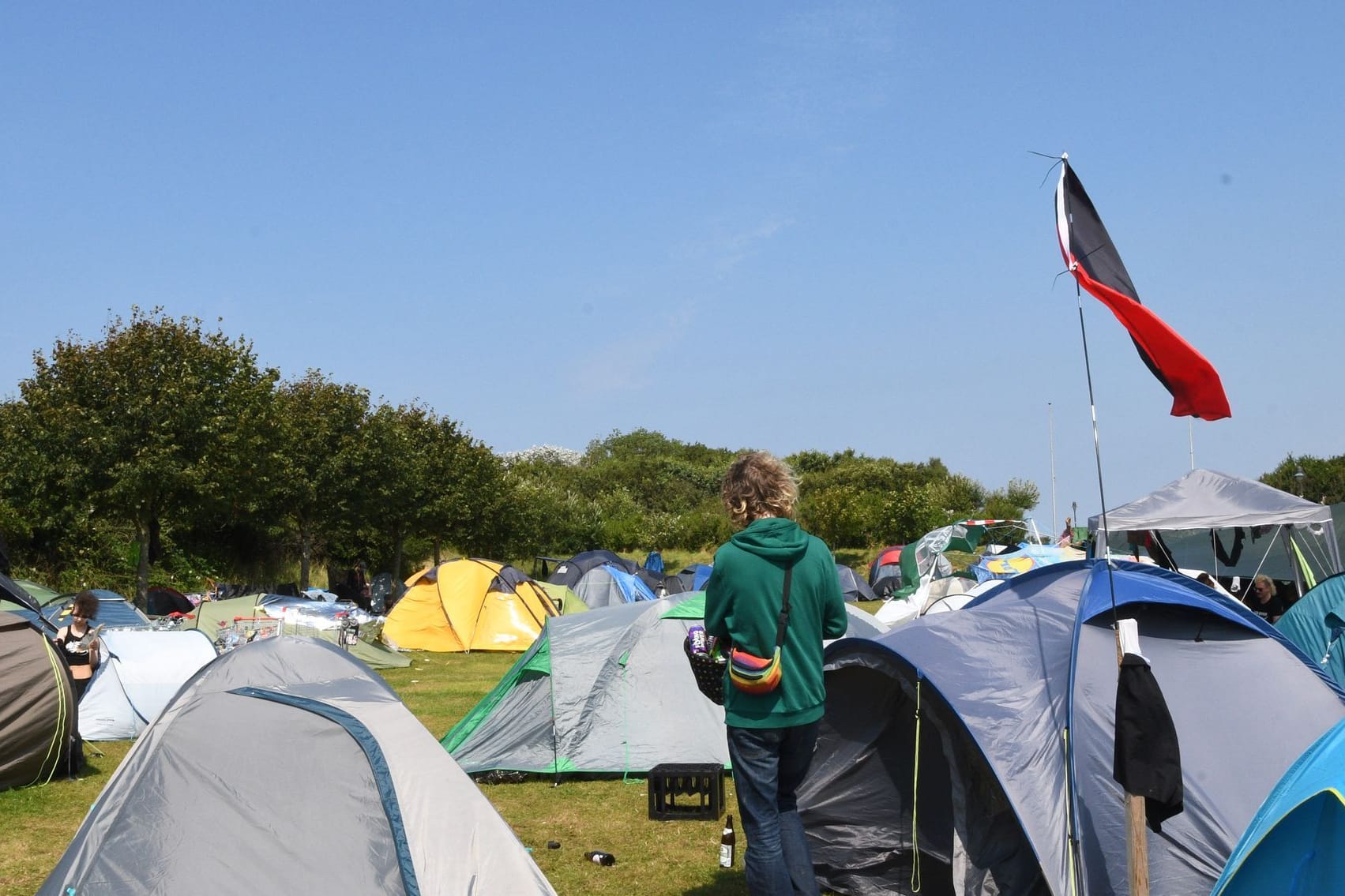 Punk-Protestcamp 3.0 auf Sylt