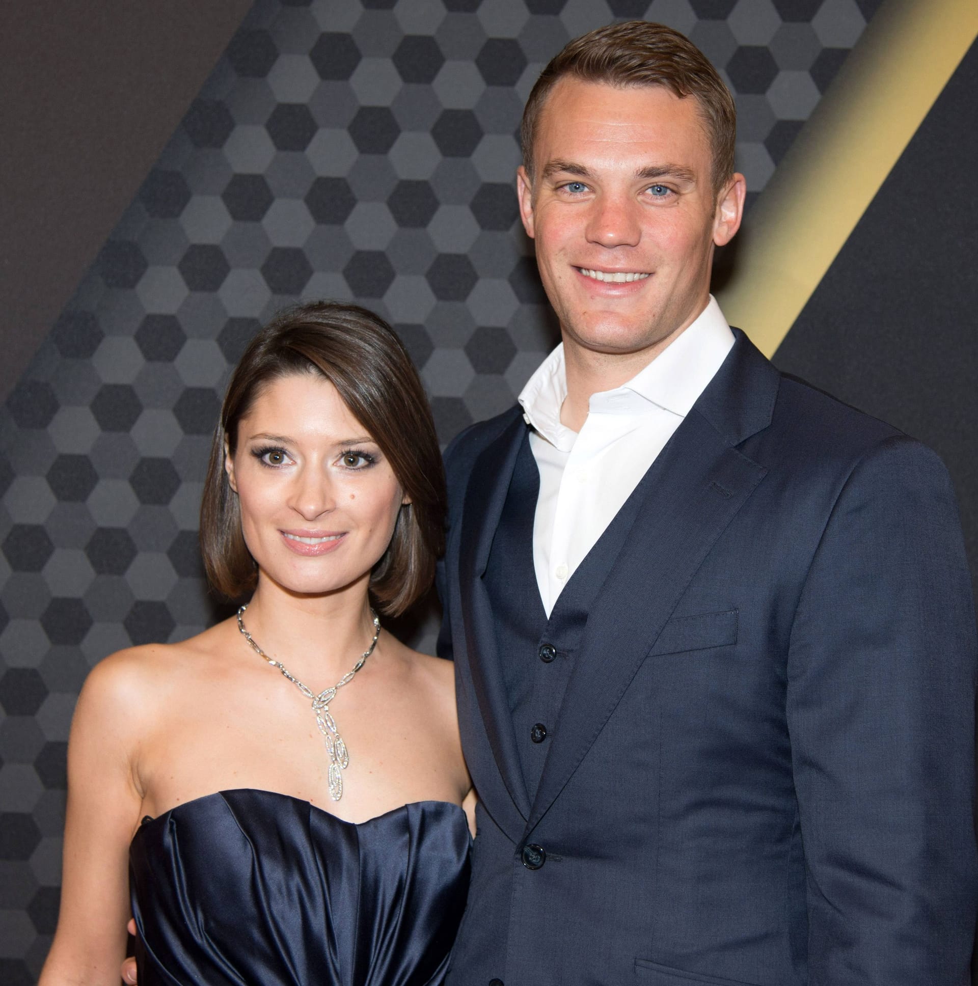 Kathrin Gilch und Manuel Neuer waren 2013 zu Gast beim Ballon d'Or.