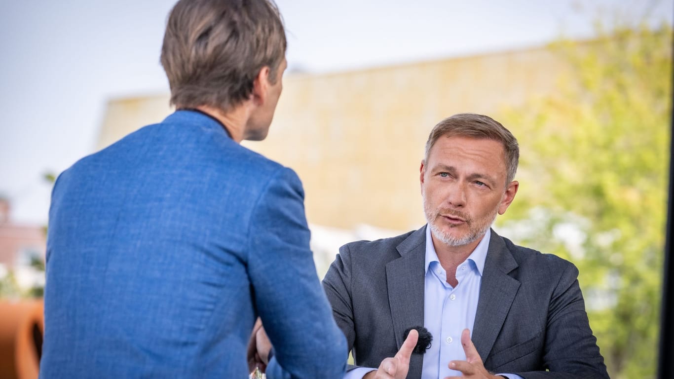 ZDF-Sommerinterview mit mit Christian Lindner