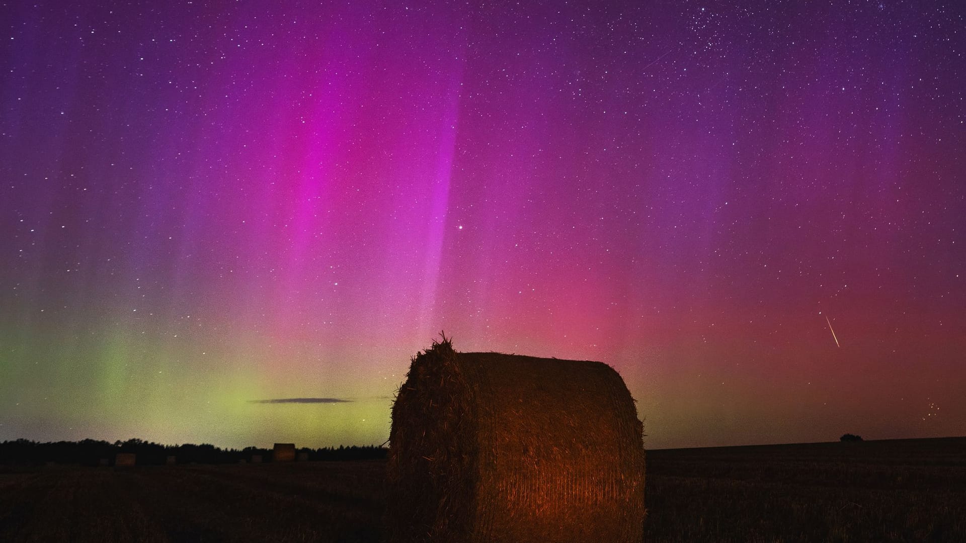 Polarlichter am Brandenburger Himmel