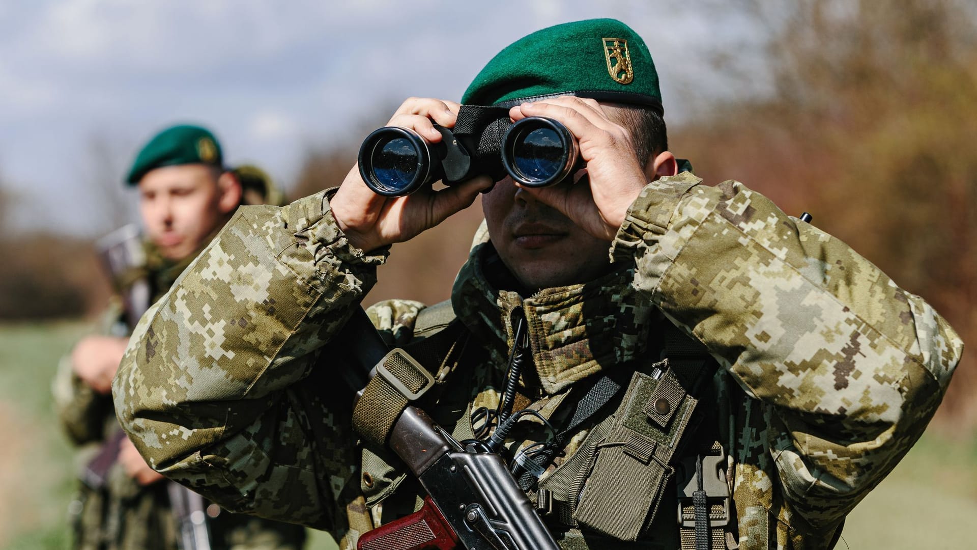 Ukrainische Grenzschützer Ukrainische Grenzschützer