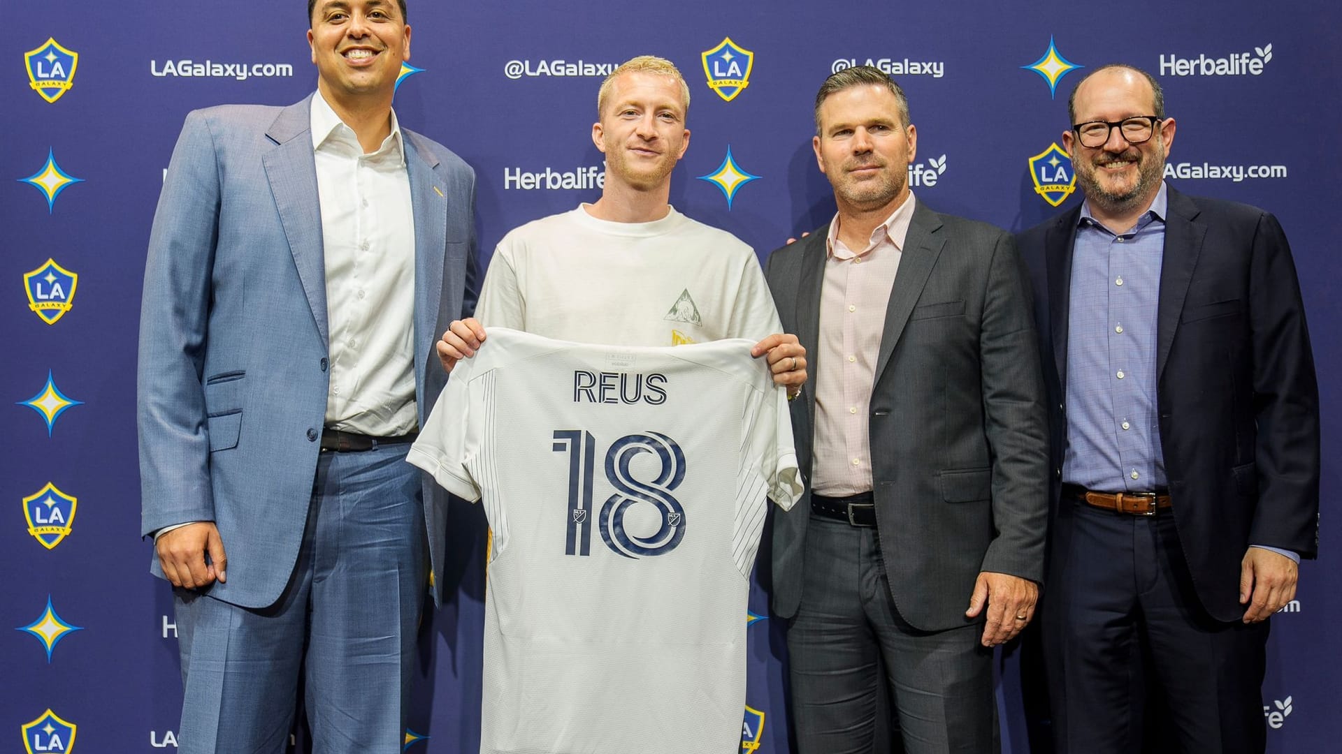 Vorstellung Marco Reus bei neuem Team Los Angeles Galaxy