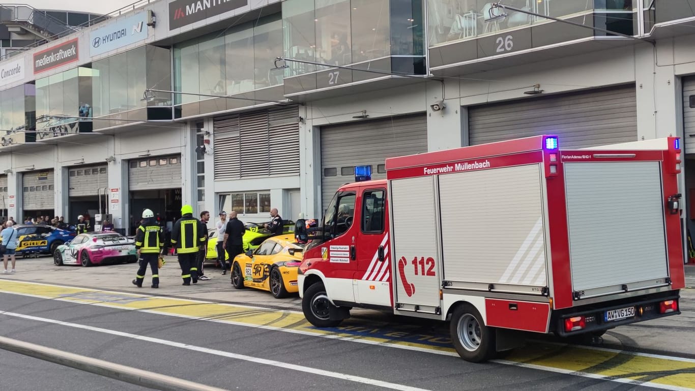 Verletzte nach Explosion im Fahrerlager am Nürburgring