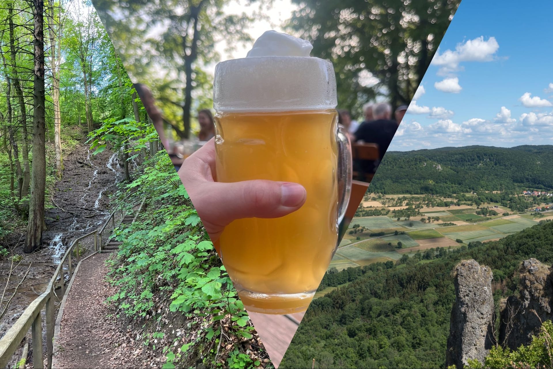 Die Ehrenbachtalrunde am Walberla ist ein Geheimtipp (Archivbild): Die Wanderung lässt sich wunderbar auf einem typischen Keller ausklingen.