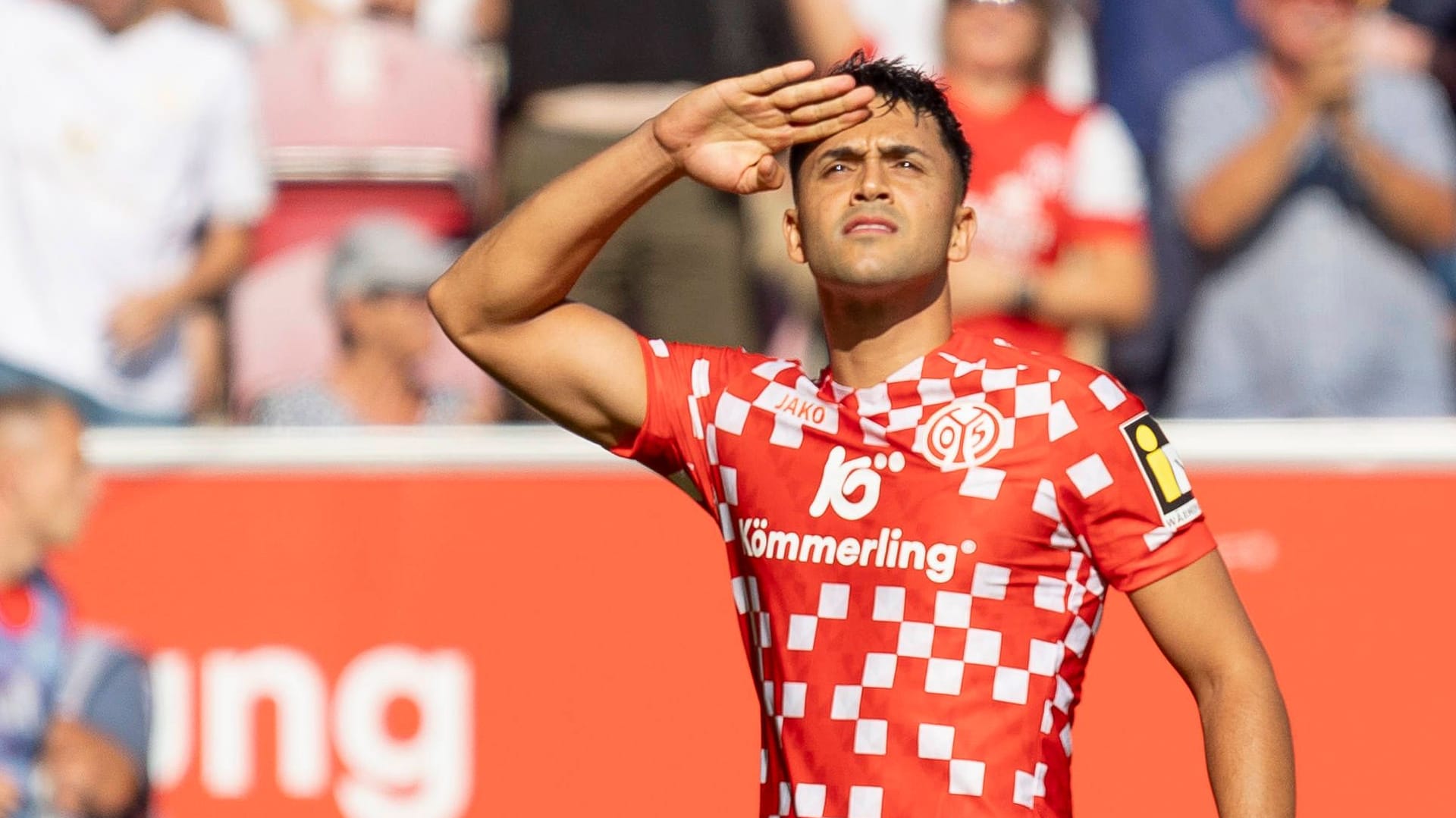 Nadiem Amiri: Er traf zum Bundesliga-Auftakt sehenswert per Freistoß.