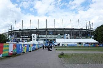 Das Volksparkstadion während der EM: Offenbar gibt es Pläne, den Namen zu ändern.