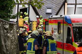 Hotel teilweise eingestürzt