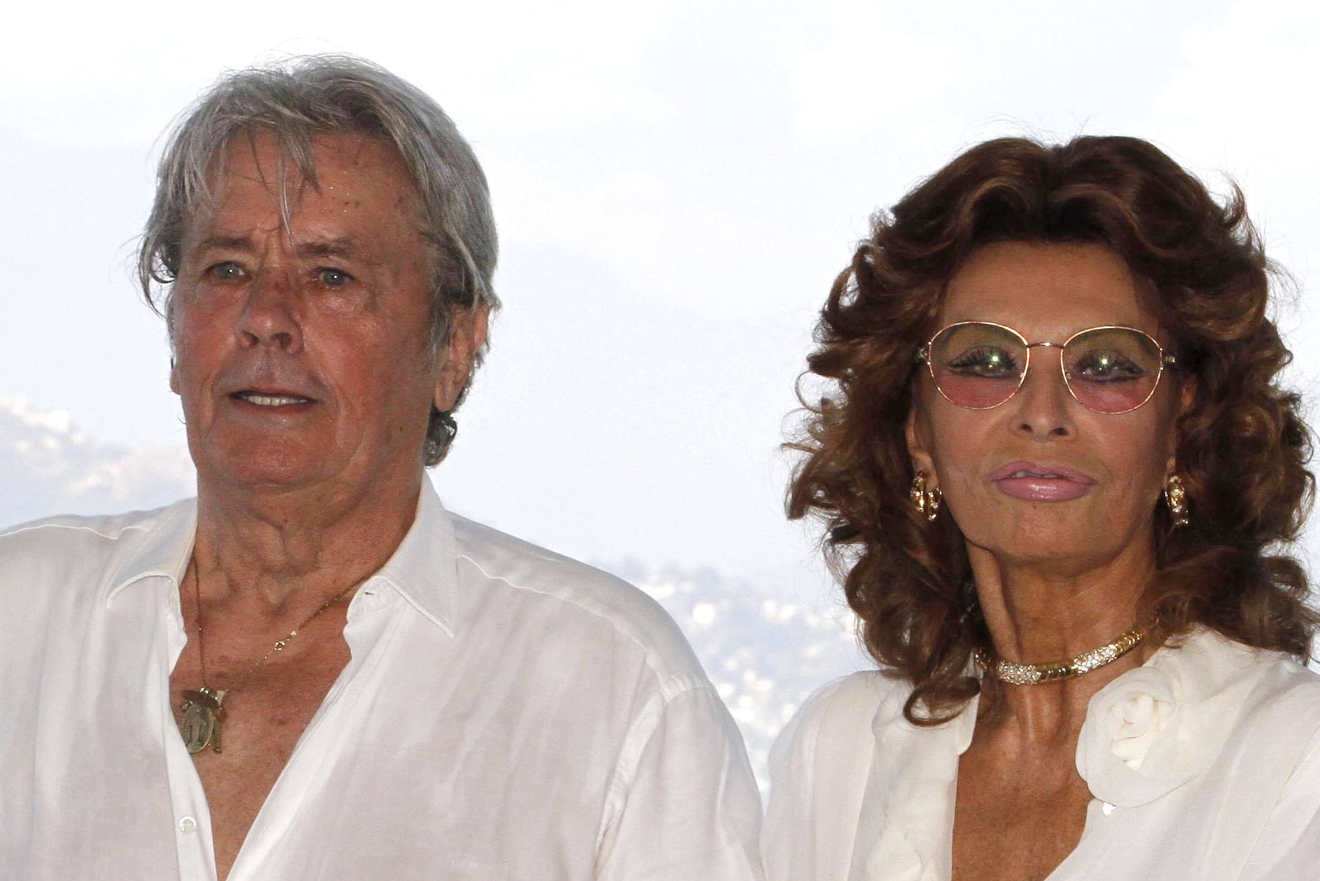 Alain Delon und Sophia Loren: Die Kinostars waren befreundet.