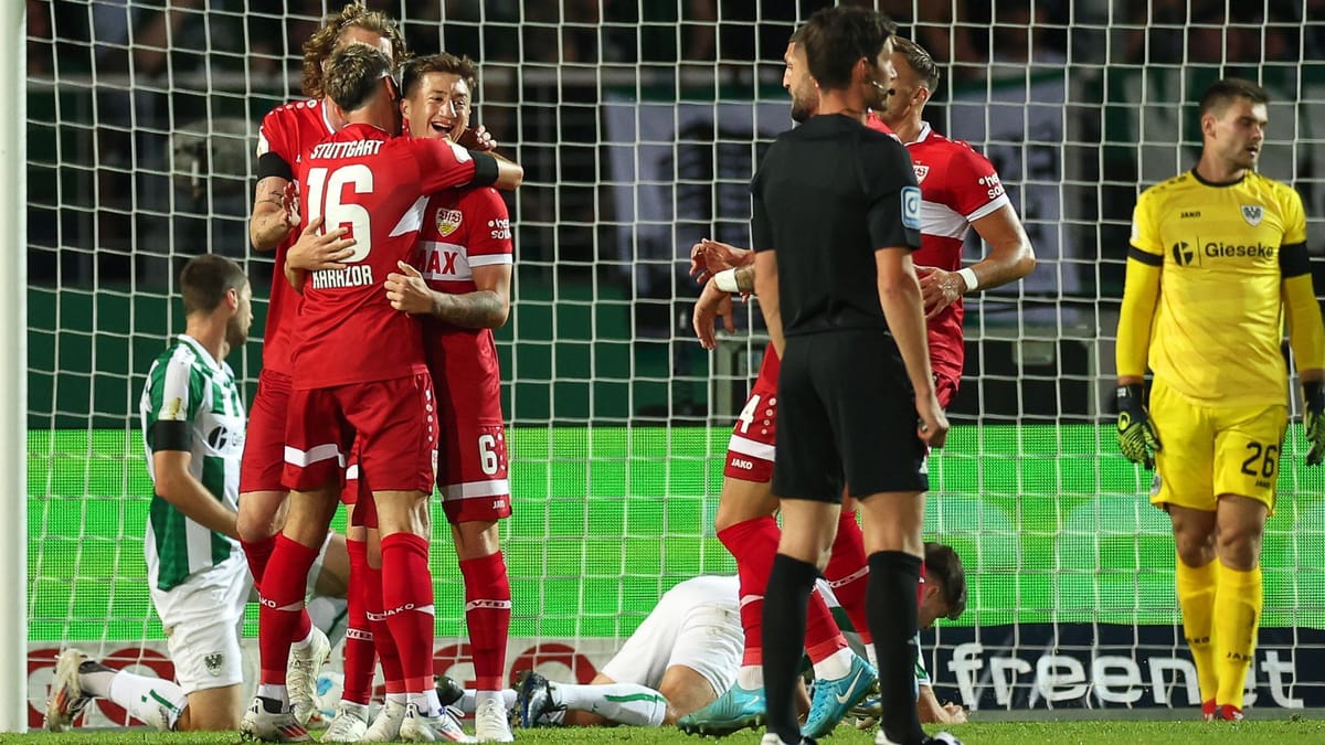 Stuttgart en Torlaune – VfB führt Zweitligisten vor