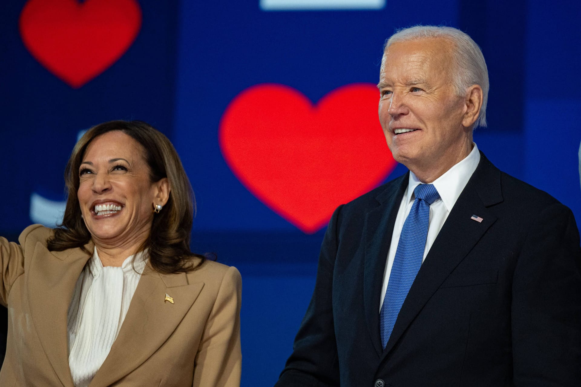 Kamala Harris und Joe Biden: Sie will ihm nachfolgen.