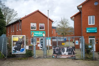 Der Eingang zum Bremer Tierheim: Die Einrichtung ist ab sofort geschlossen.