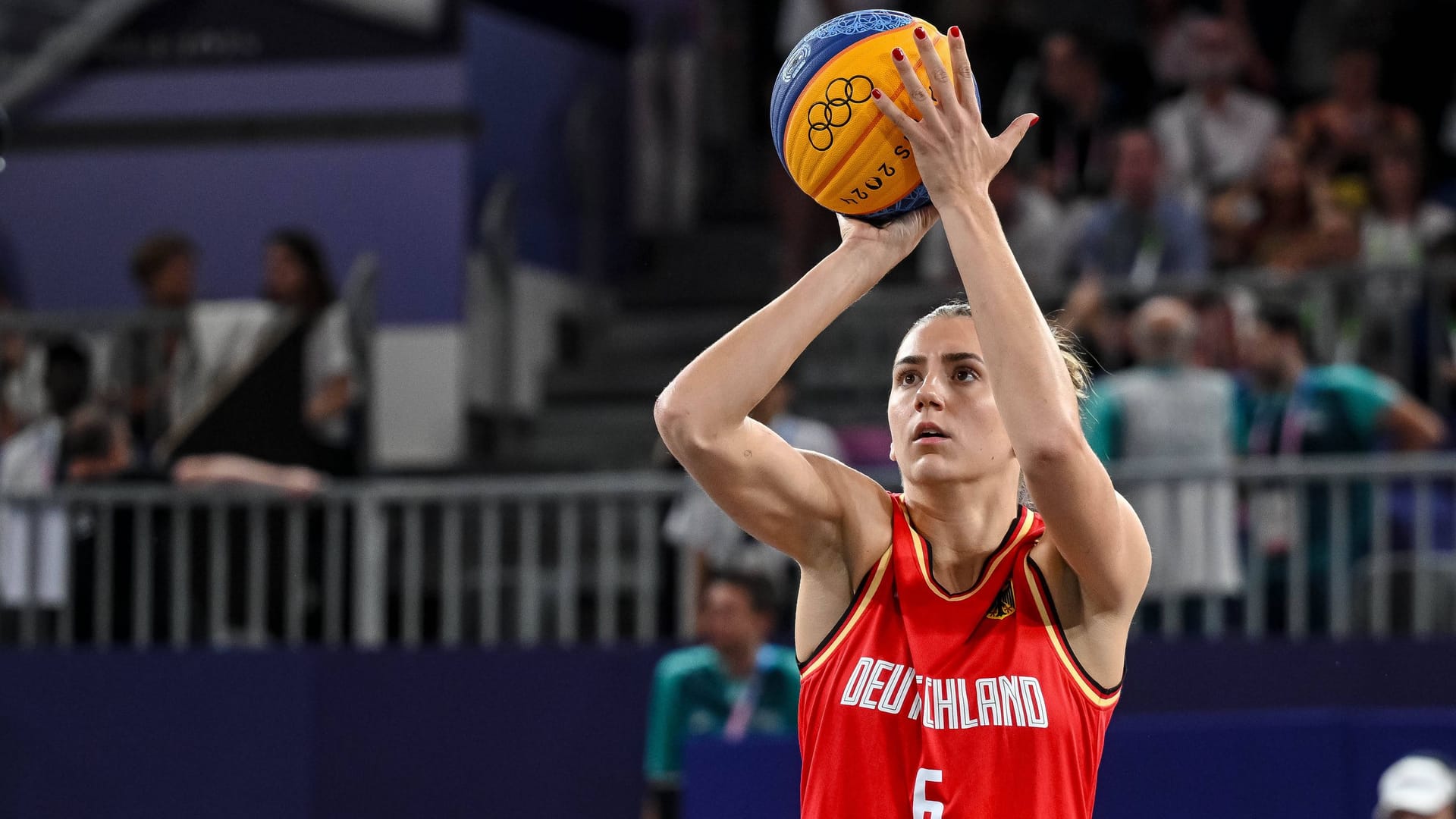 Basketballerin Marie Reichert: Mit der 3x3-Mannschaft haben die Basketballerinnen gute Medaillenchancen.