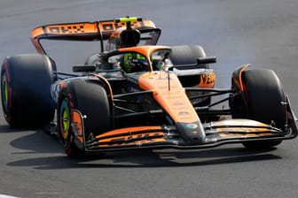 Schnellste Zeit im Qualifying: Lando Norris auf der Strecke in Monza.