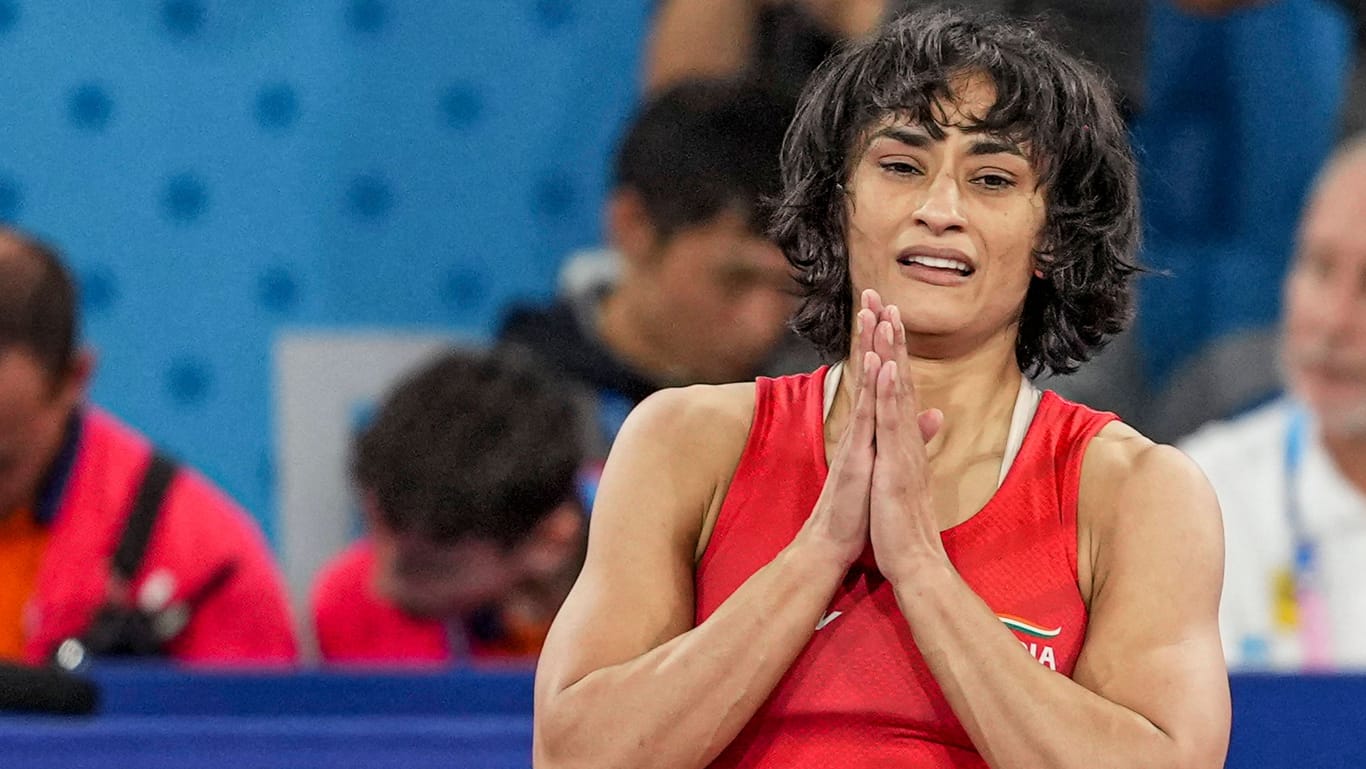 Vinesh Phogat: Die indische Ringerin darf am Finale nicht teilnehmen.