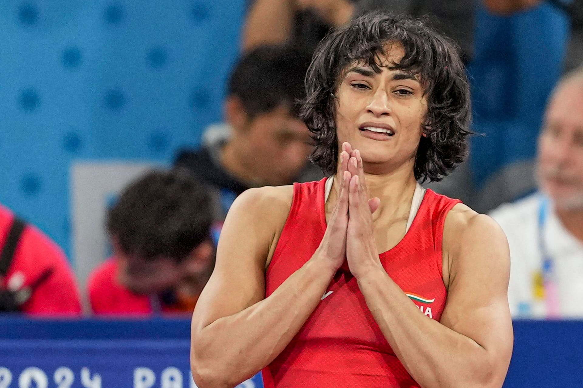 Vinesh Phogat: Die indische Ringerin darf am Finale nicht teilnehmen.