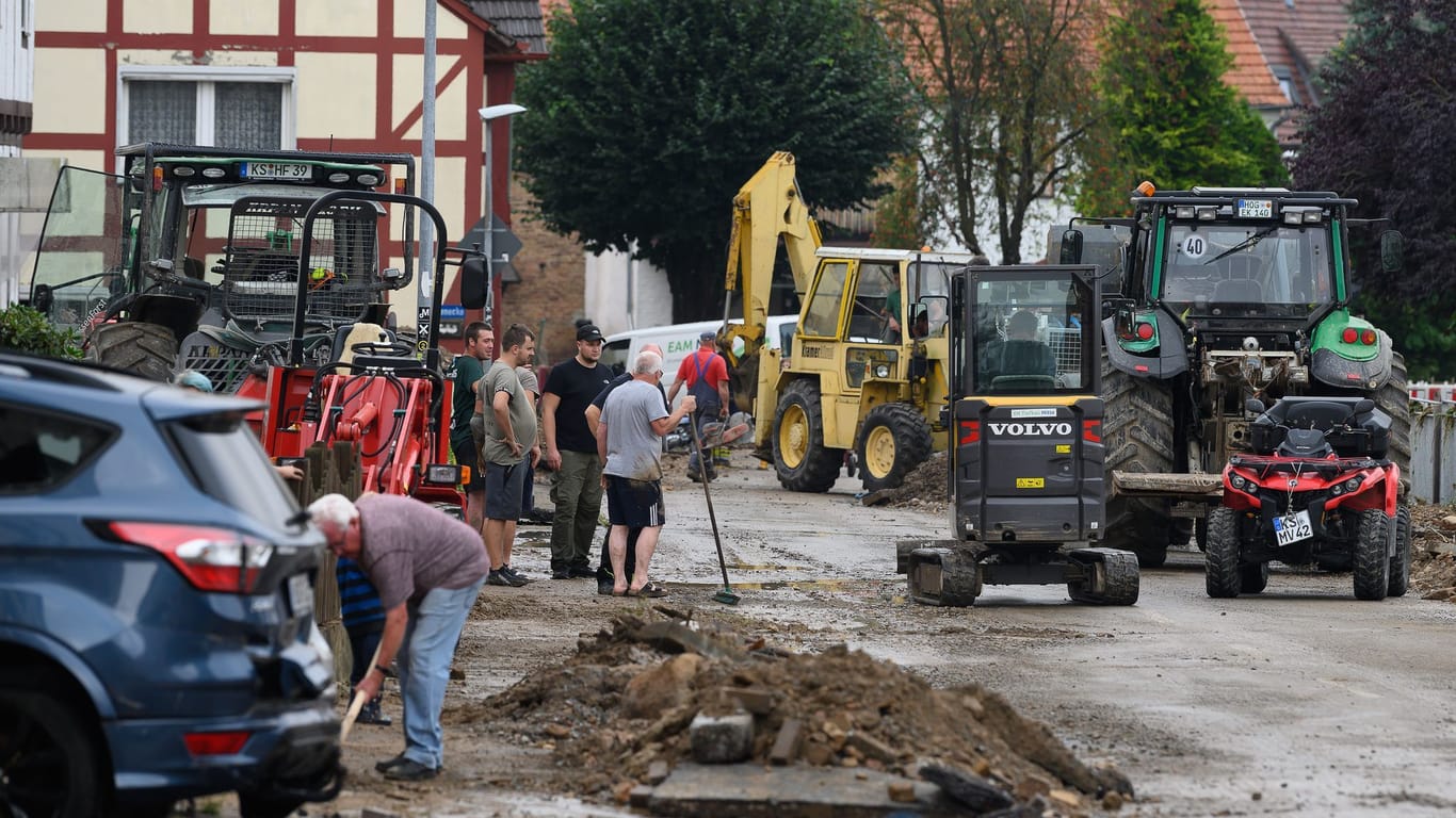 Unwetter in Nordhessen