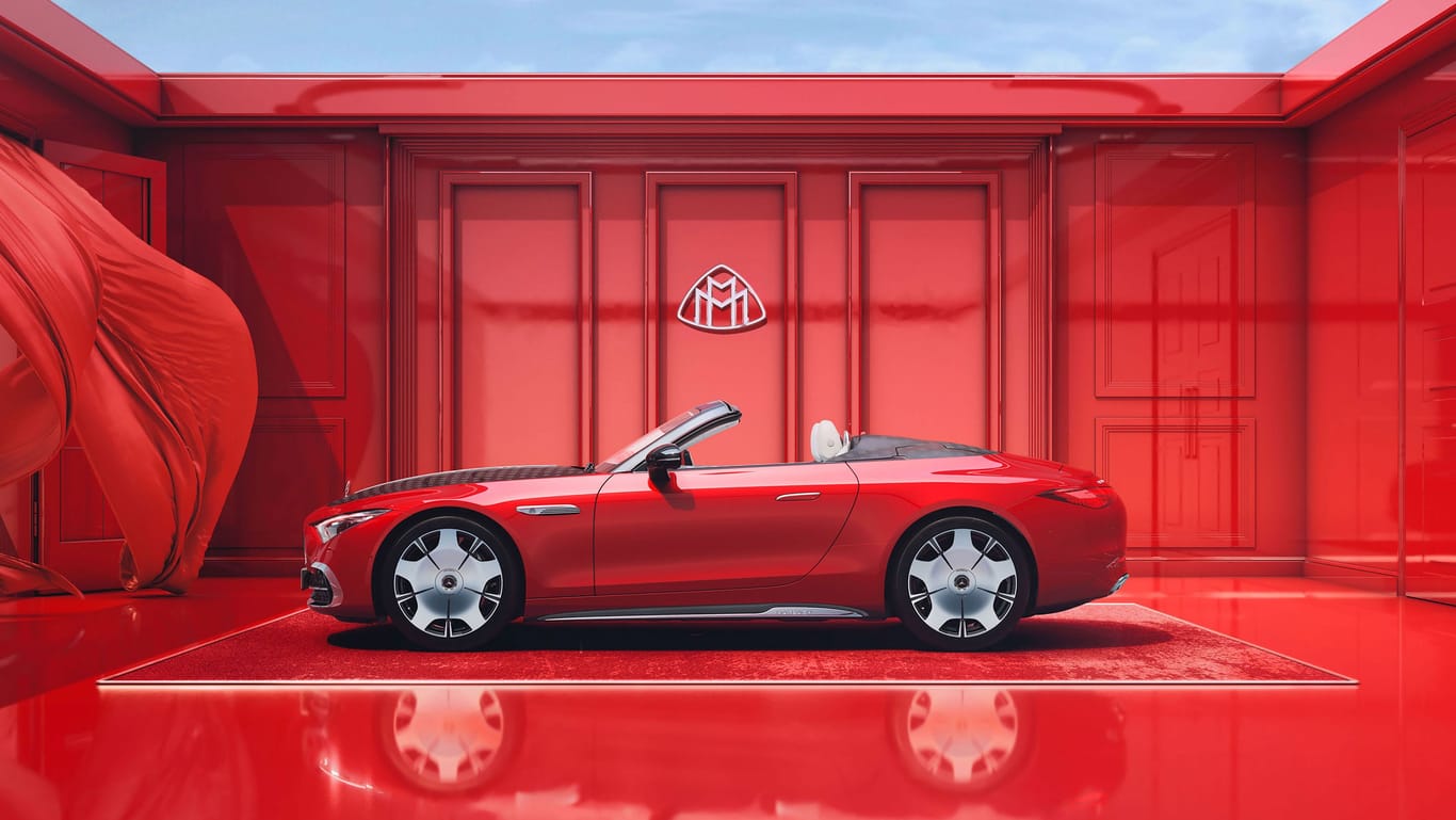 Bekannte Silhouette: Den Grundmodell Mercedes-AMG SL gibt es bereits seit 2021.