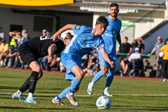 Raphael Ott: Der Nachwuchsstürmer glänzte auch in der 2. Runde des Toto-Pokals wieder.