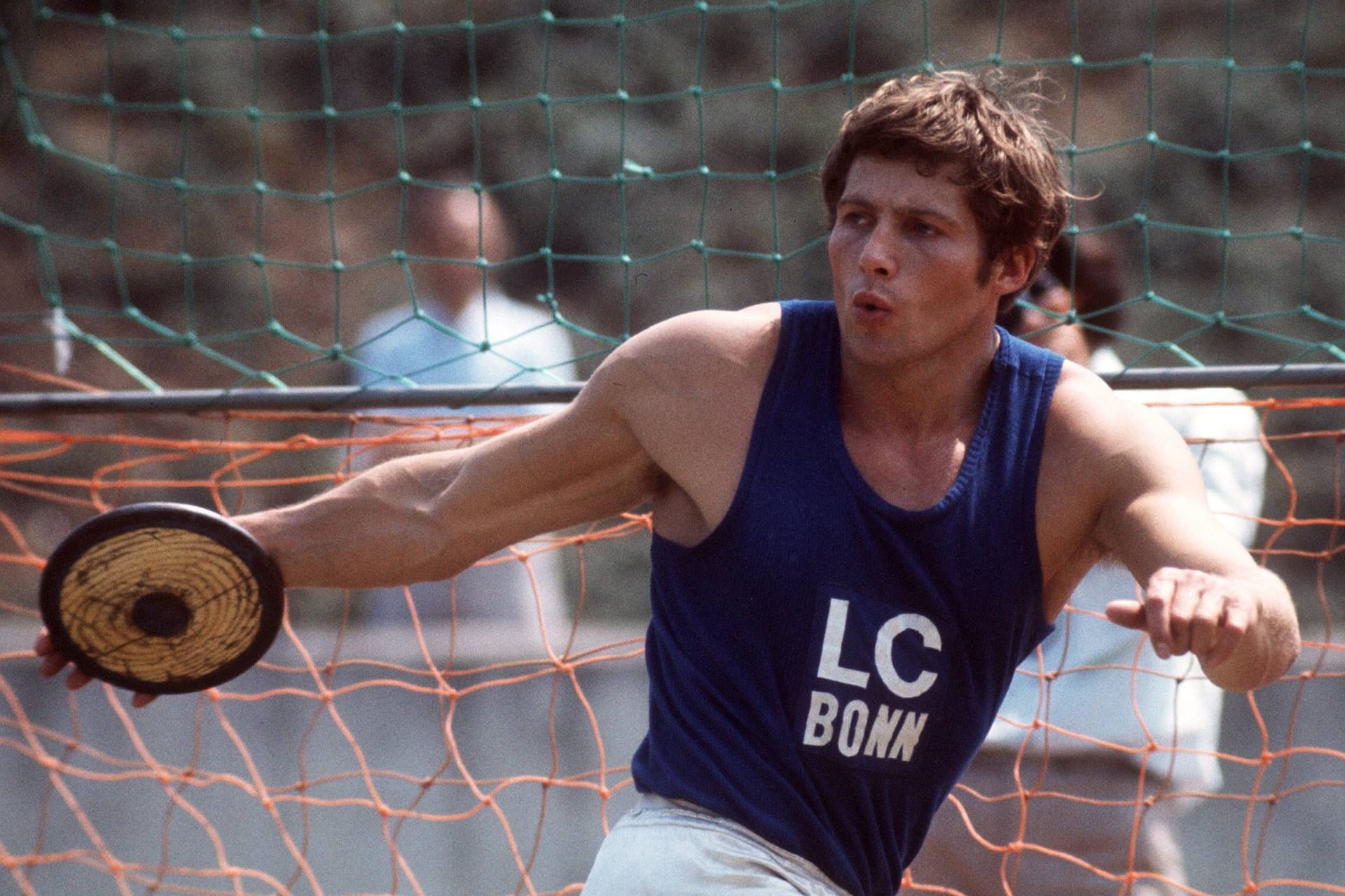 Kurt Bendlin bei einem Wettkampf 1970: Große Karriere im Zehnkampf.