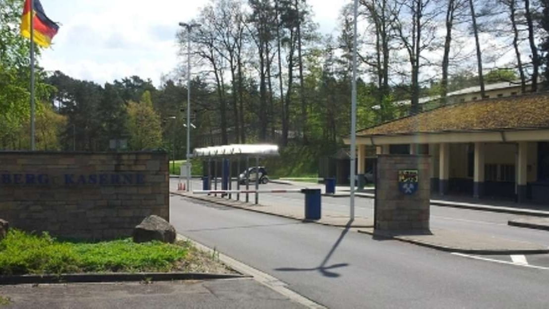 Die Bleiberg-Kaserne in Mechernich: Auch sie wird aus einem Wasserhochbehälter versorgt, bei dem es einen verdächtigen Vorfall gegeben hat.