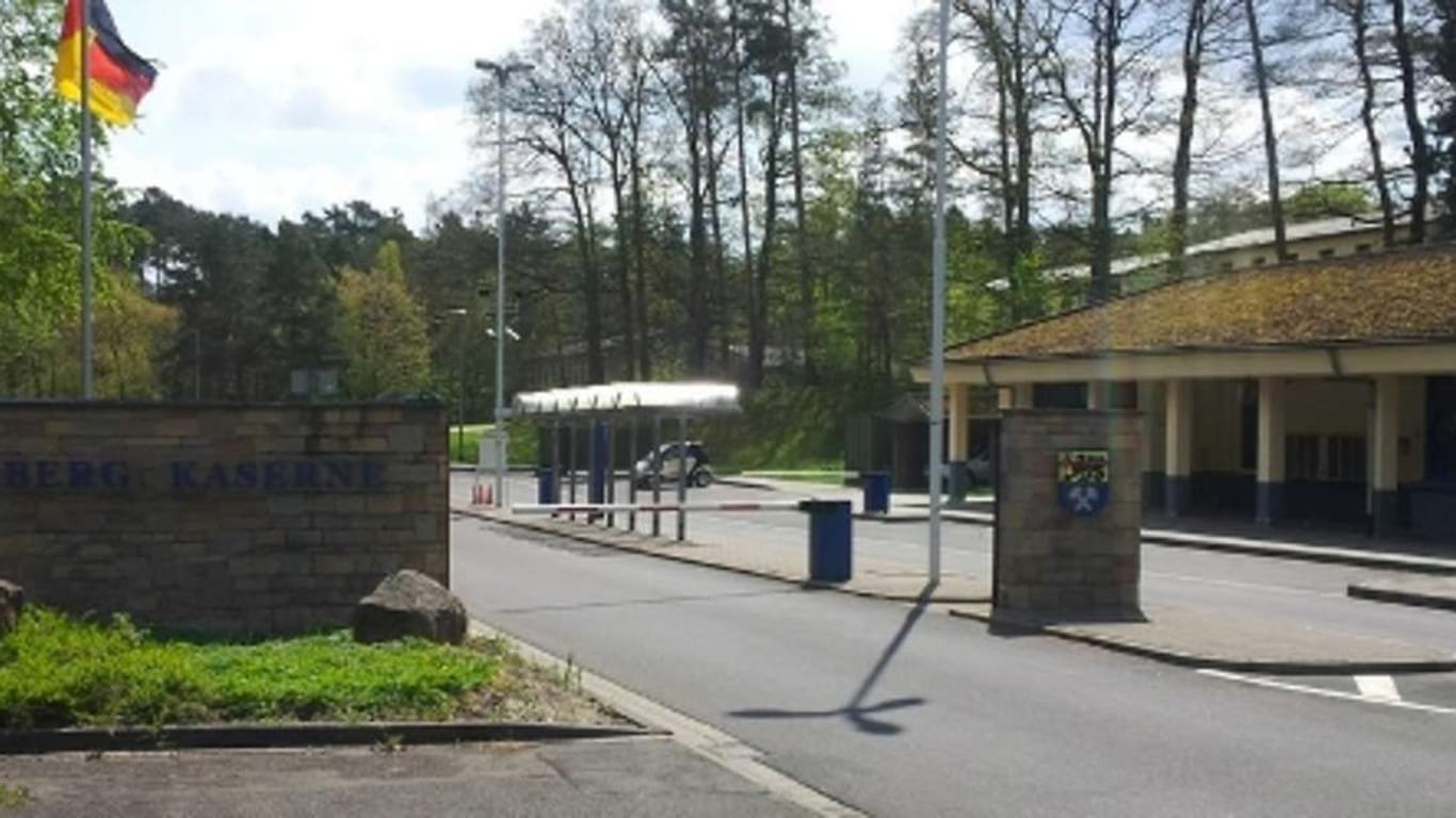 Die Bleiberg-Kaserne in Mechernich: Auch sie wird aus einem Wasserhochbehälter versorgt, bei dem es einen verdächtigen Vorfall gegeben hat.