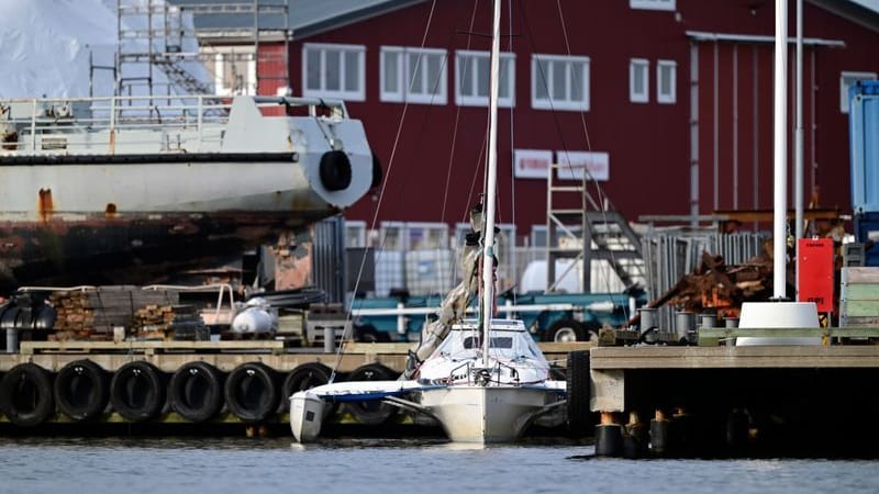 Das Segelboot, auf dem die beiden Deutschen unterwegs waren.