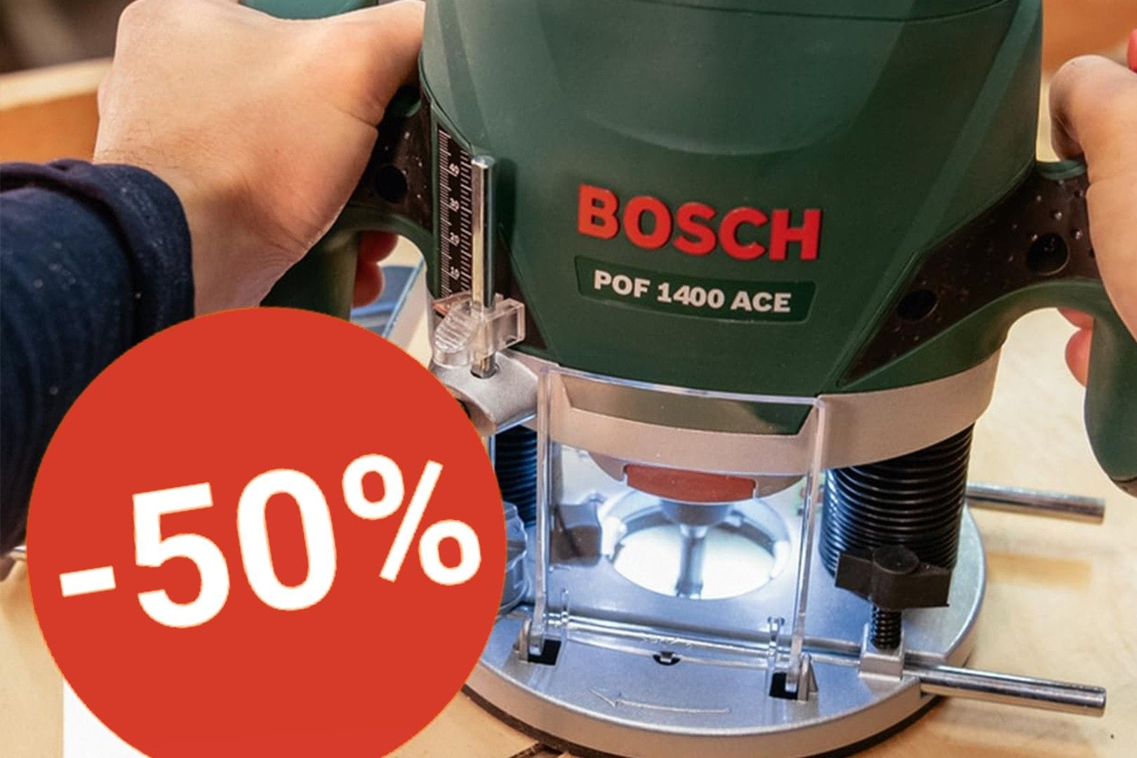 Amazon bietet derzeit eine Auswahl an Bosch-Modellen zu reduzierten Preisen. Besonders hervorzuheben ist die Testsieger-Oberfräse, die aktuell zum halben Preis zu haben ist.