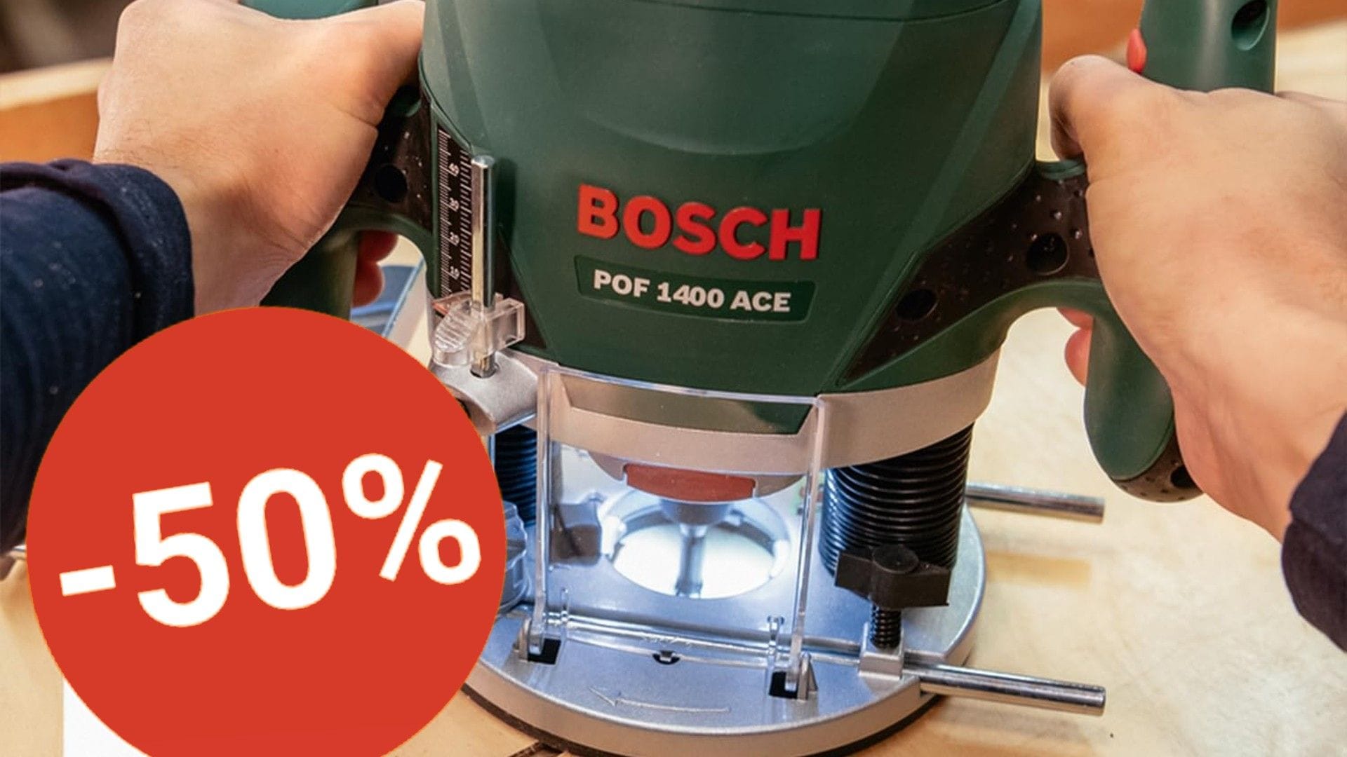 Amazon bietet derzeit eine Auswahl an Bosch-Modellen zu reduzierten Preisen. Besonders hervorzuheben ist die Testsieger-Oberfräse, die aktuell zum halben Preis zu haben ist.