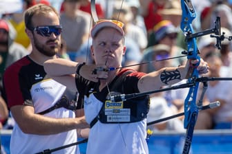 Siegreich: Florian Unruh (li.) und Michelle Kroppen.