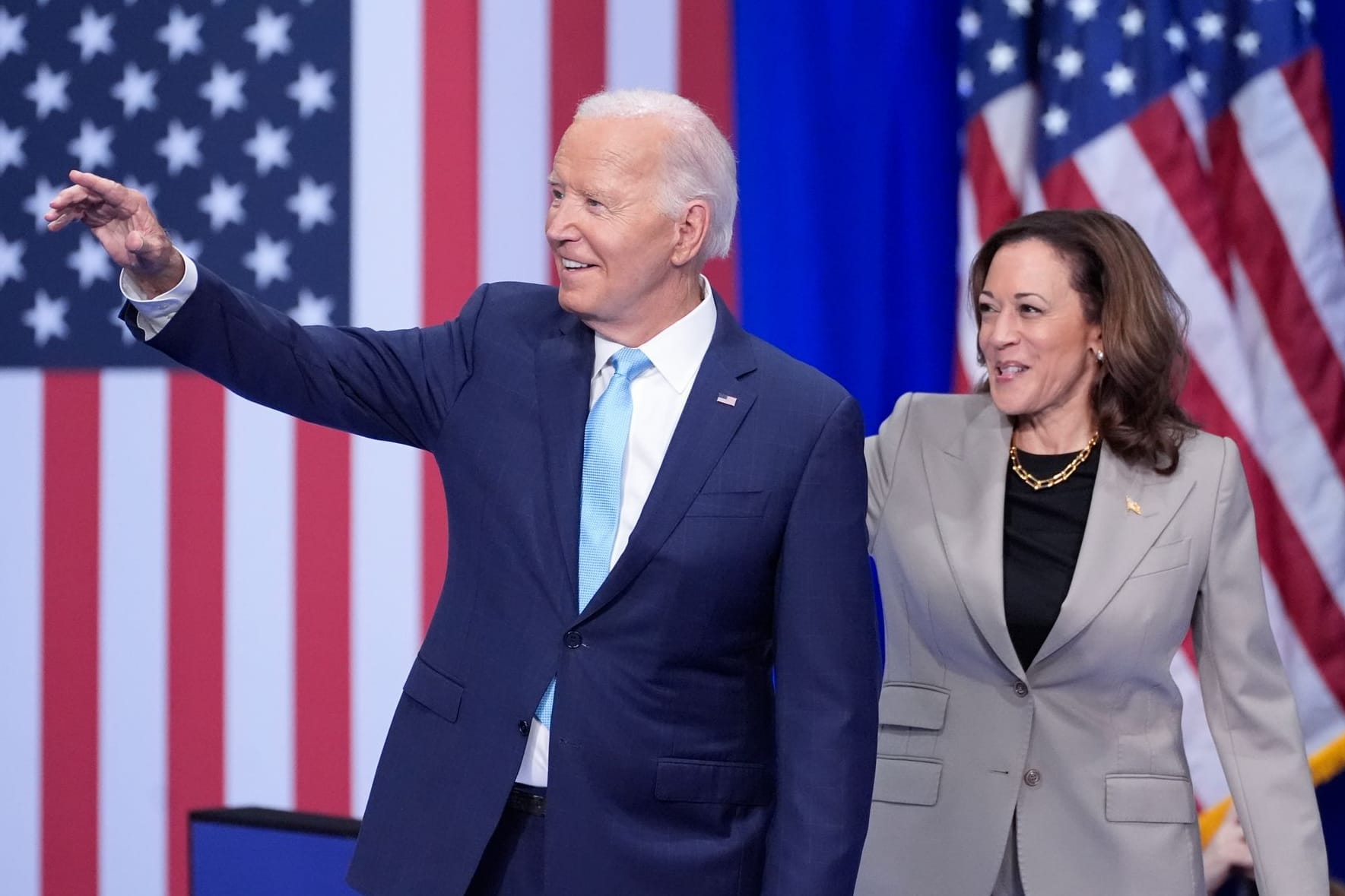 Wahlkampf in den USA - Biden und Harris in Maryland