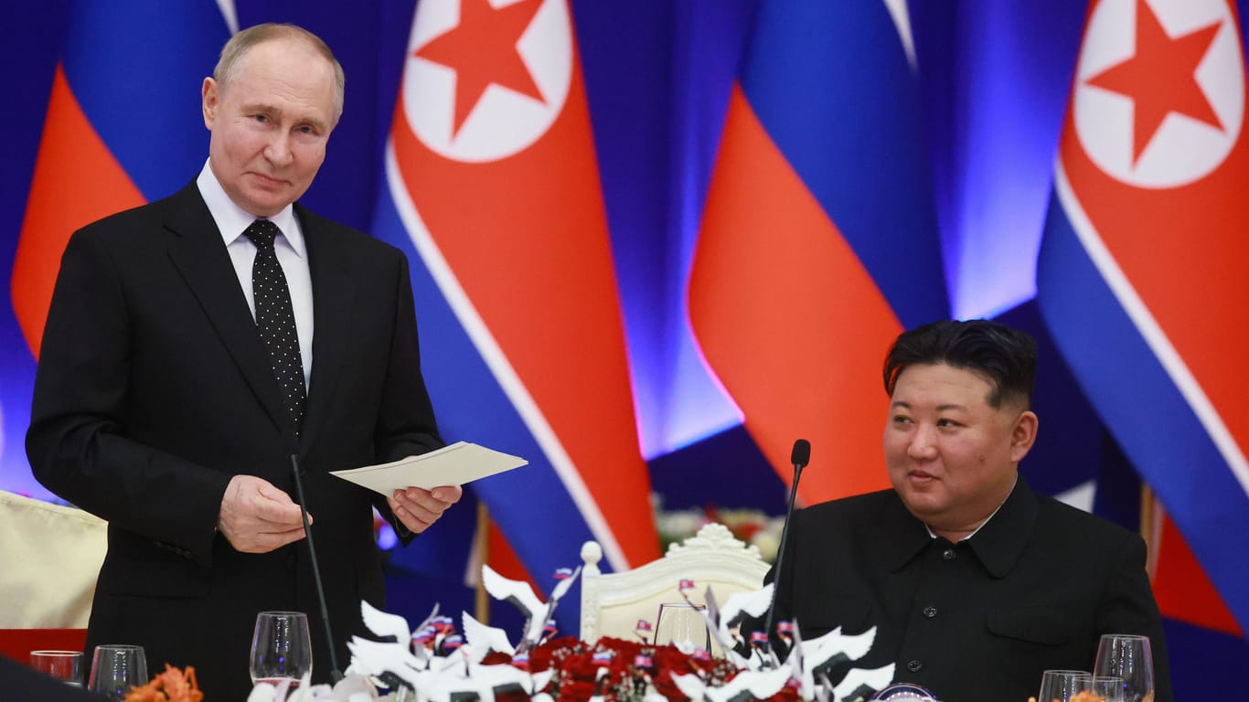 Wladimir Putin und Kim Jong-un: Russland und Nordkorea intensivieren ihre Zusammenarbeit.