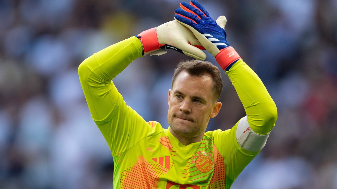 Beim FC Bayern weiter im Tor: Manuel Neuer hat "nur" seine Karriere in der Nationalmannschaft beendet.