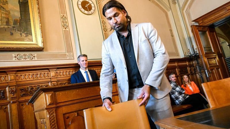 Tim Wiese am 25. März 2024 im Gerichtsaal (Archivbild): Der Prozess ist nun beendet.