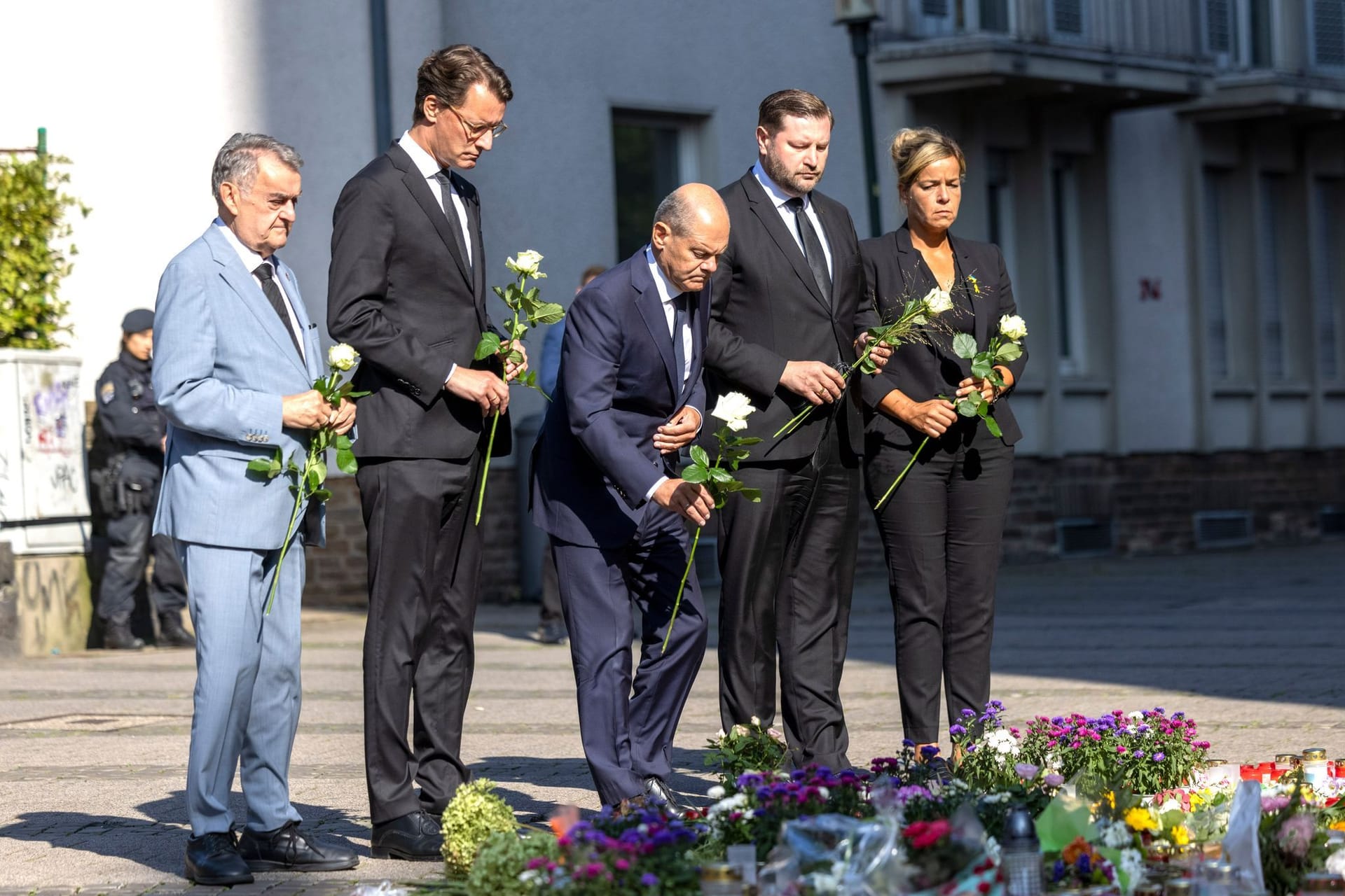 Nach der Messerattacke auf dem Solinger Stadtfest - Scholz-Besuch