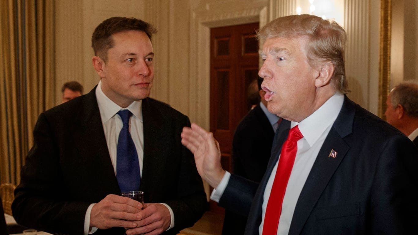 Elon Musk trommelt für den Demokratiefeind Donald Trump.