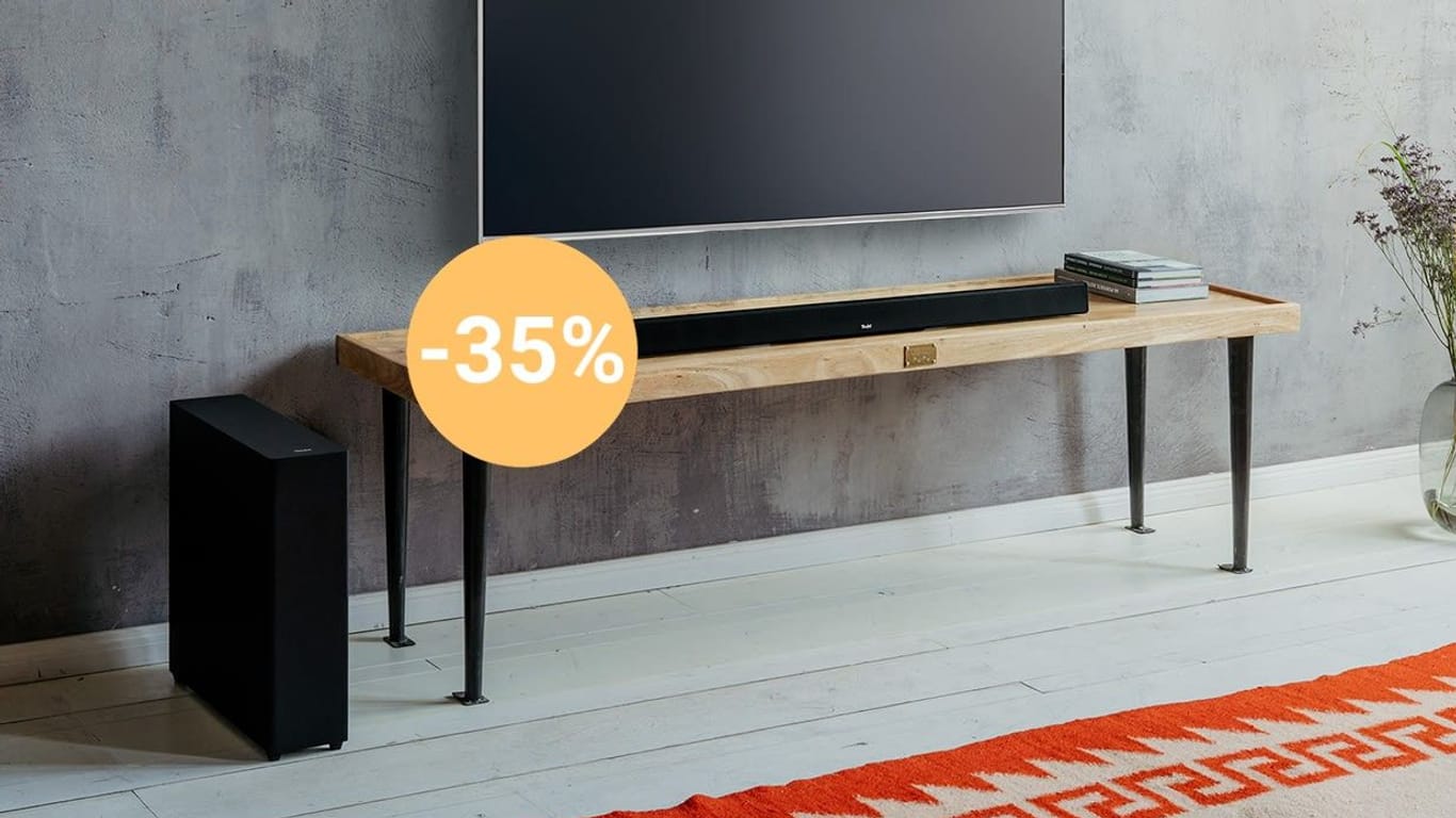 Teufel verkauft die "gut" getestete Soundbar Cinebar 11 mit Subwoofer wieder zum Tiefstpreis.