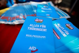 Wahlkampf AfD in Thüringen