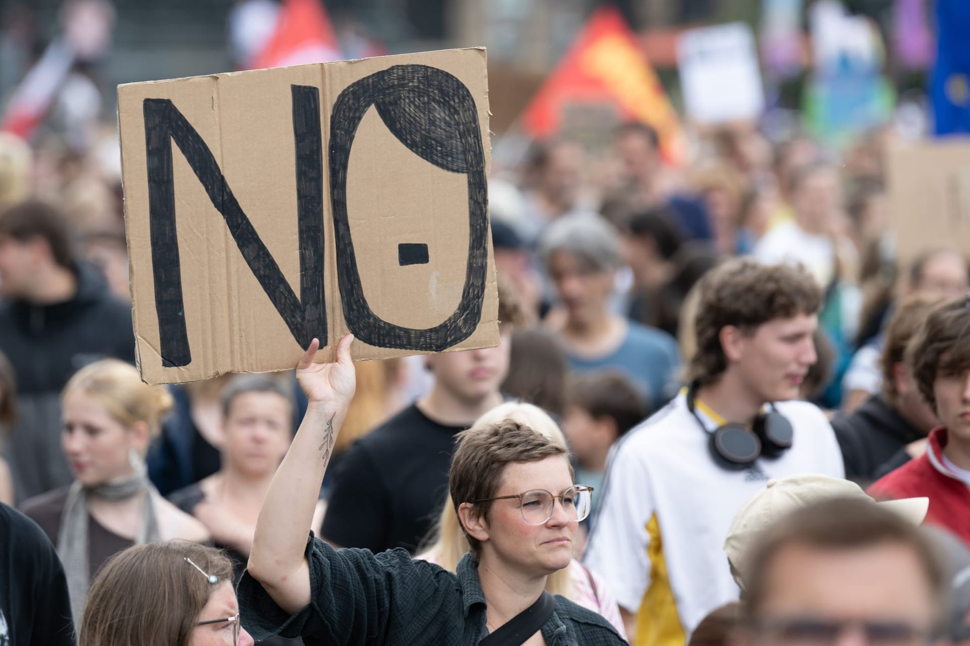 Demo gegen Rechtsextremismus - Dresden