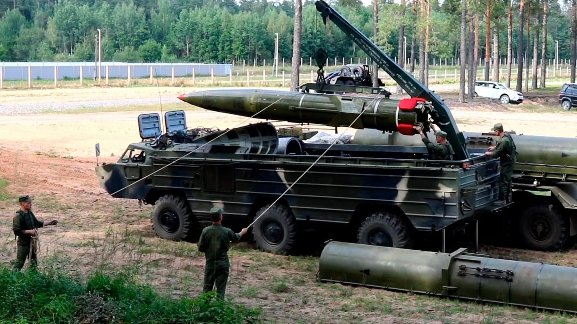 Militärische Übungen in Belarus