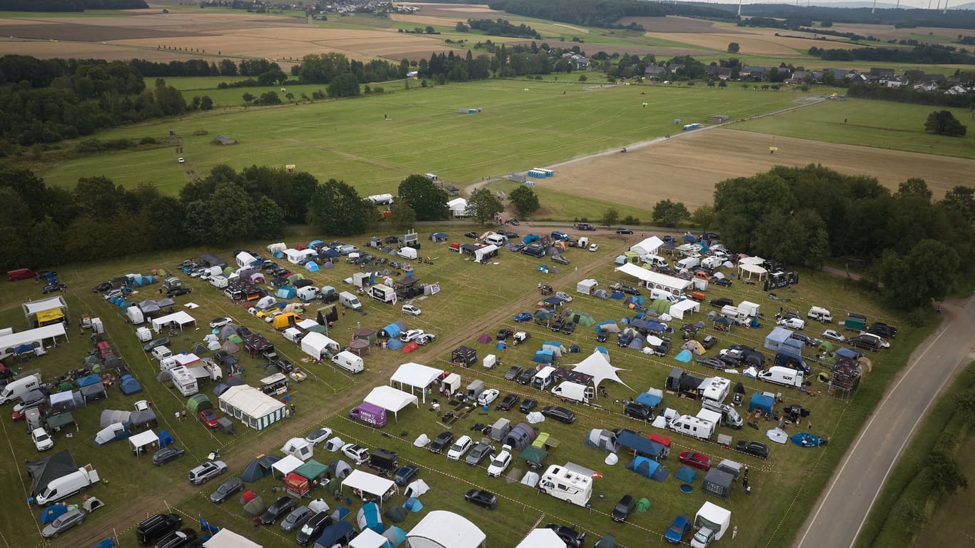 Aufbau und erster Campingtag Festival Nature One