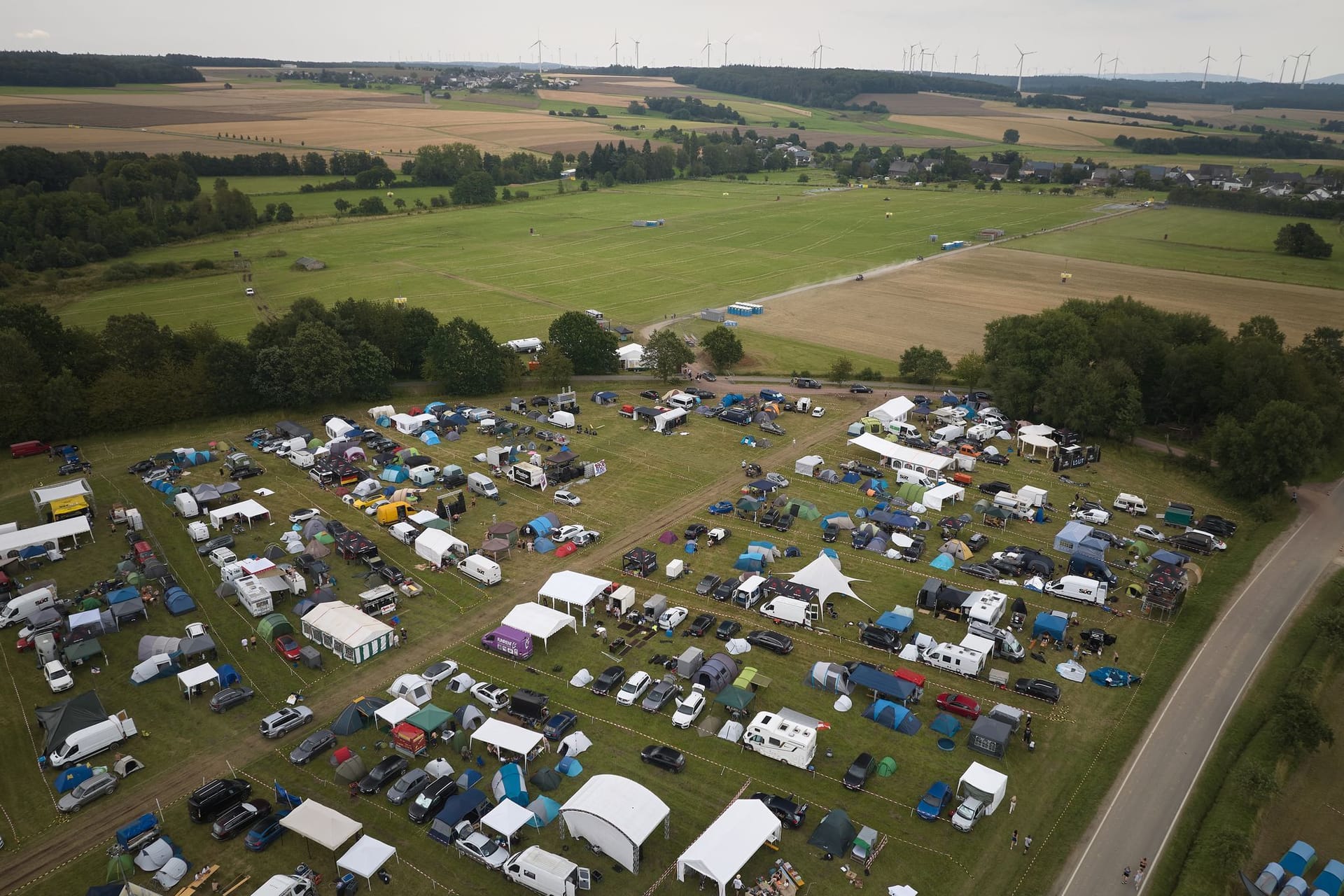 Aufbau und erster Campingtag Festival Nature One