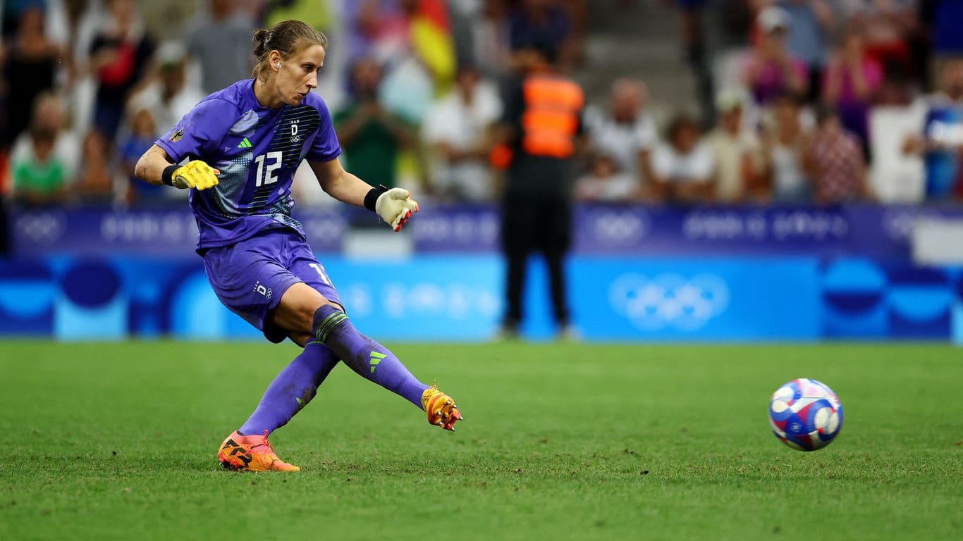 Ann-Katrin Berger schoss Deutschland ins Halbfinale.