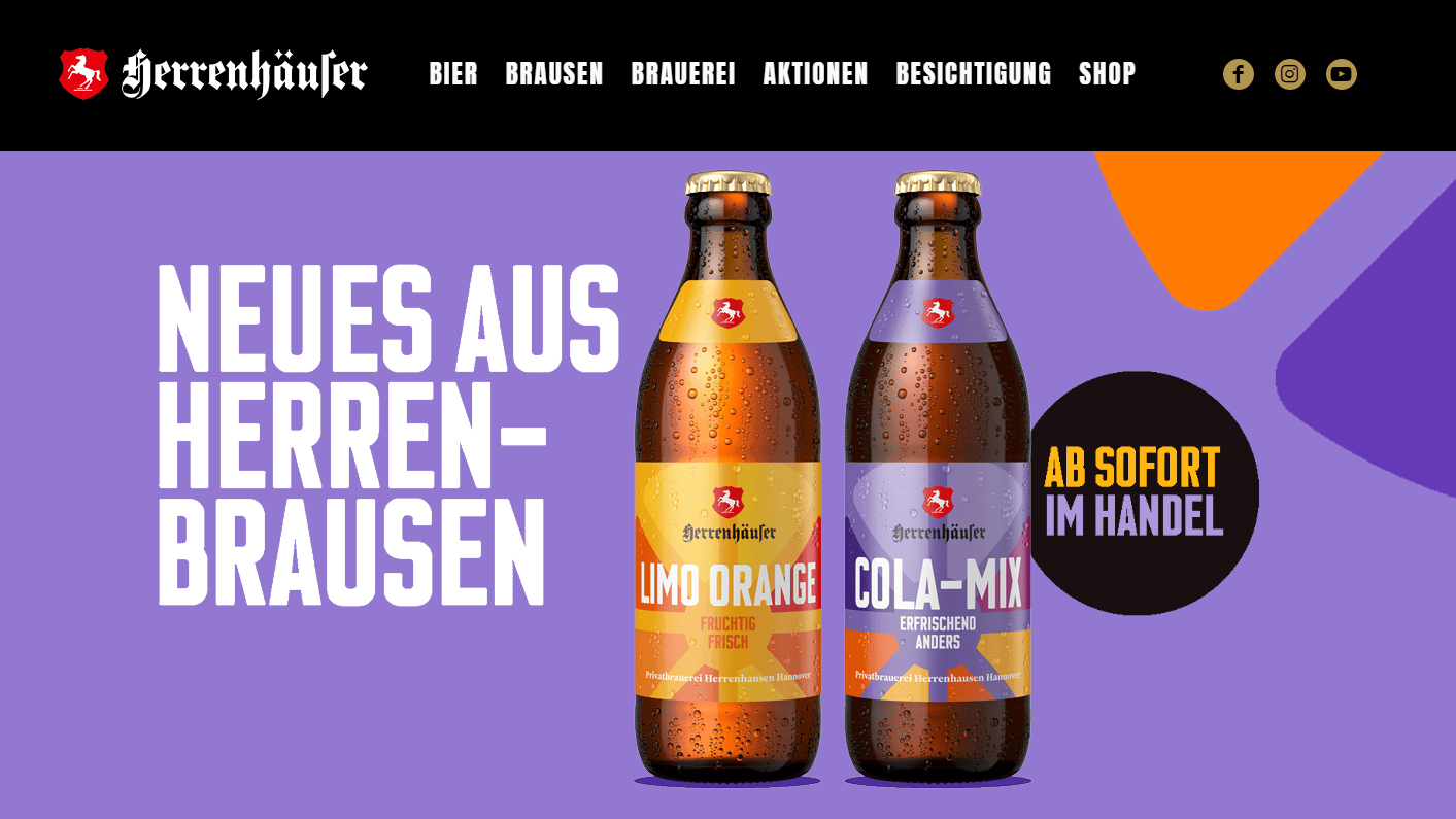 Die neuen Brausen der Brauerei: Das Unternehmen wolle auch erfrischende Getränke für den Sommer anbieten, teilt es mit.