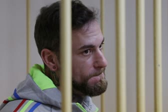 FILE PHOTO: German national Patrick Schobel attends a court hearing in Saint Petersburg