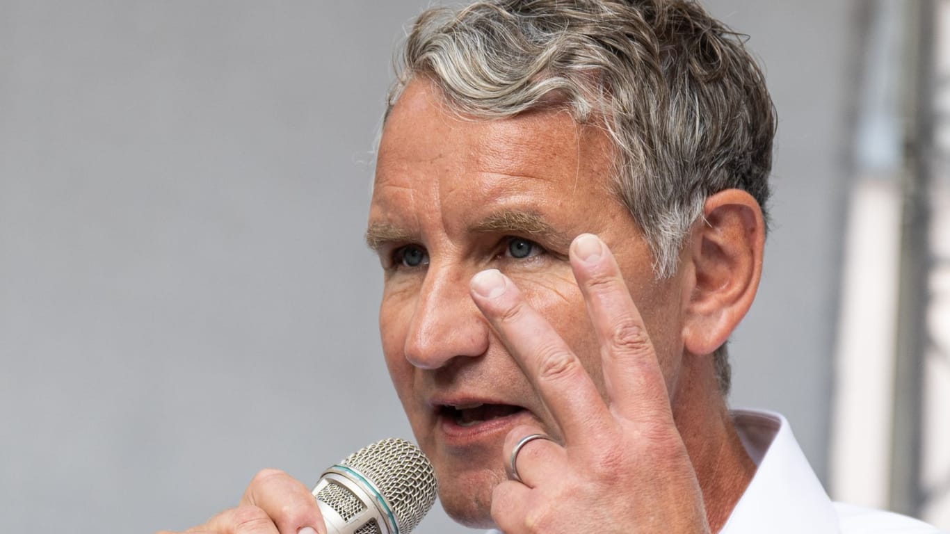 Björn Höcke: Seine AfD steht bei 30 Prozent.