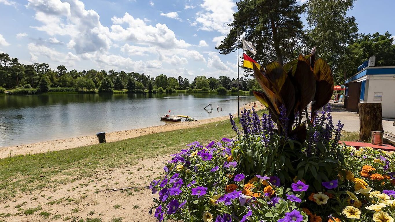 Das Waldschwimmbad ist nicht nur wegen seiner idyllischen Lage einer der beliebtesten Badeseen in der Region. Der alte Baumbestand und ein Sandstrand lassen mediterranes Urlaubsflair aufkommen. Mit einer bewachten Wasserfläche von 28.000 Quadratmetern, einer Liegewiese von 40.000 Quadratmetern und moderaten Preisen für die ganze Familie bietet Rüsselsheim ein Schwimmangebot, das es im Rhein-Main-Gebiet kaum noch gibt.