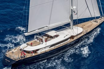 Die Bayesian Yacht (Archivbild): Die Luxusyacht ist vor der Küste Siziliens untergegangen.